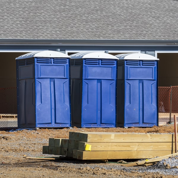 how often are the portable toilets cleaned and serviced during a rental period in Mount Vernon